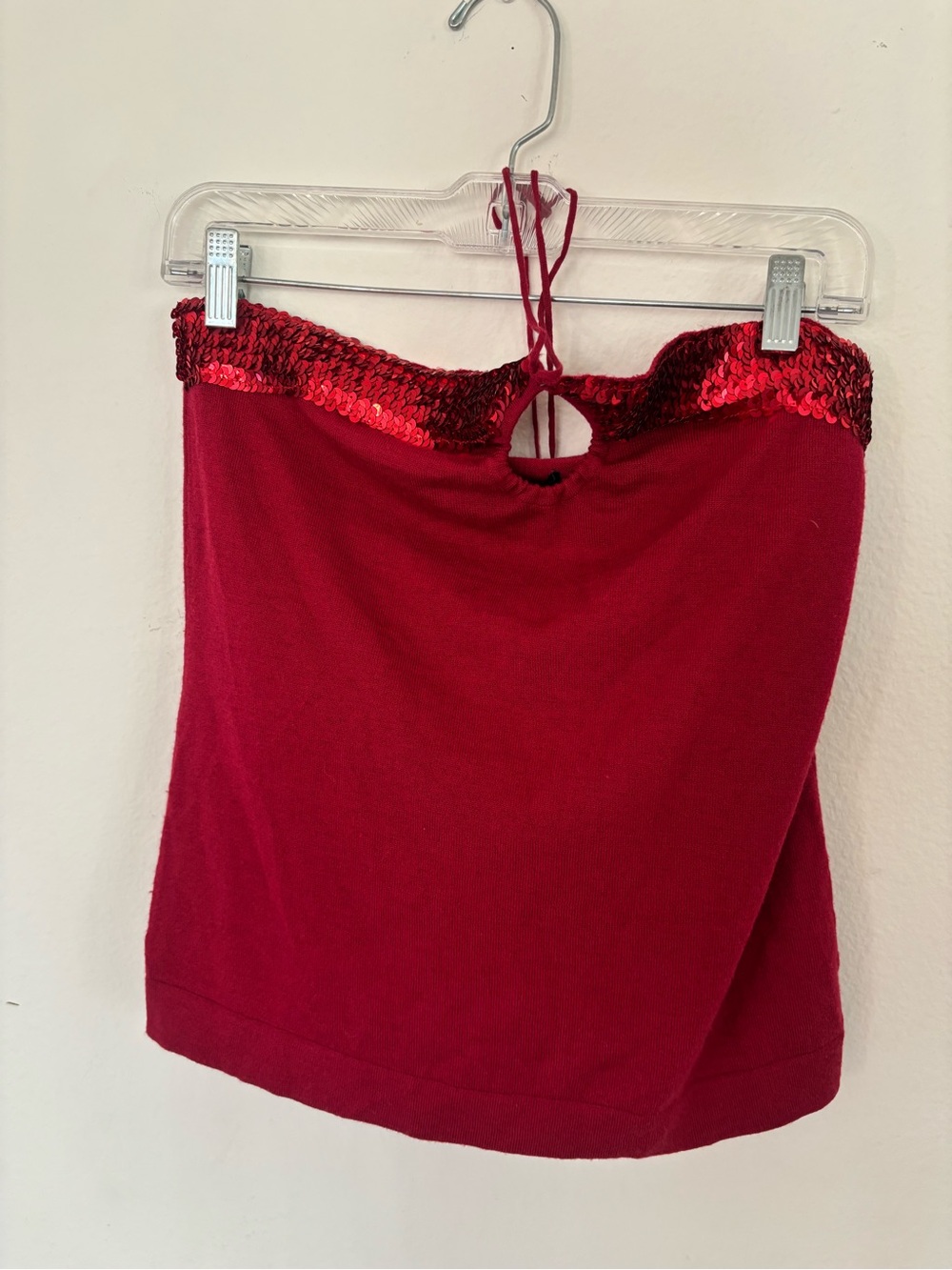 Vintage Red Express Sequins Top brand new with tags